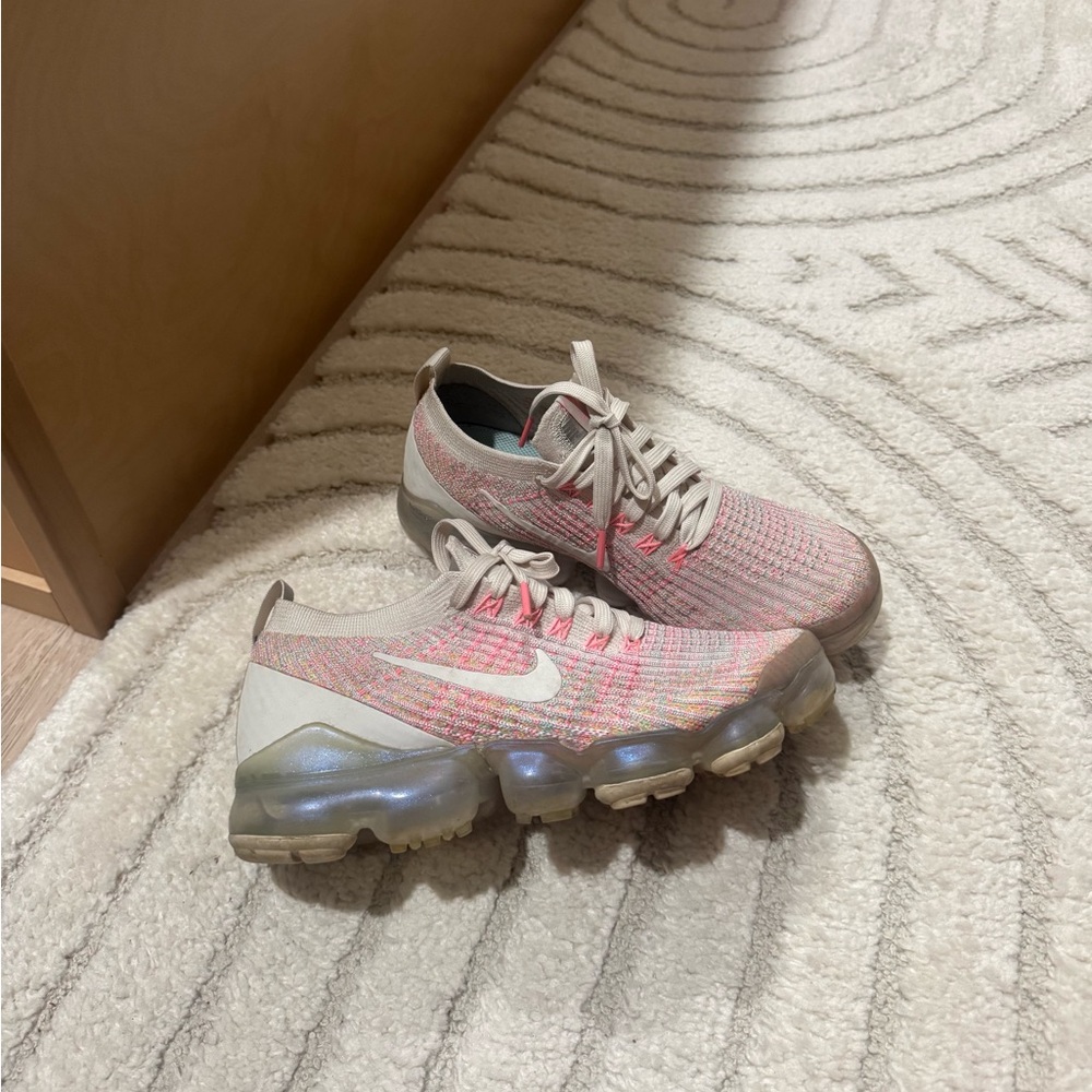 Nike Pink and White Athletic Shoes